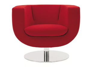 TULIP - Swivel upholstered armchair _ B&B Italia